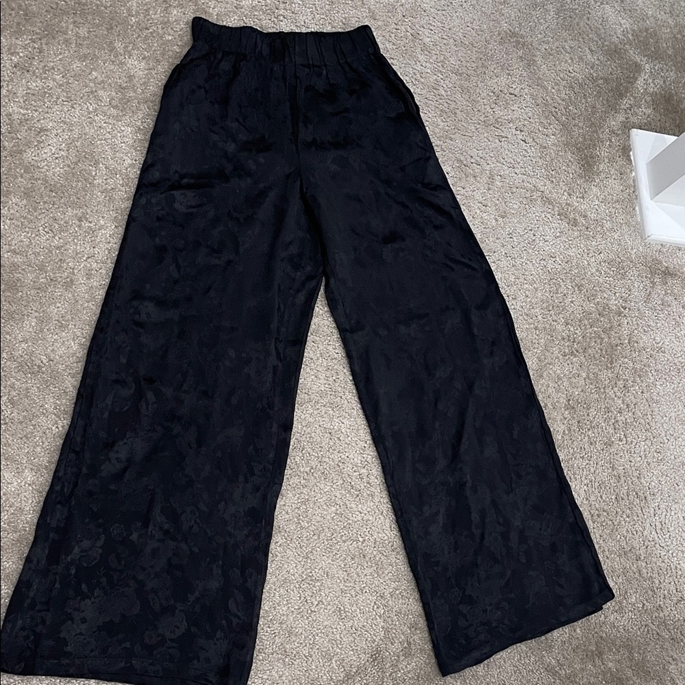 Forever 21 Black Wide-Leg Pants